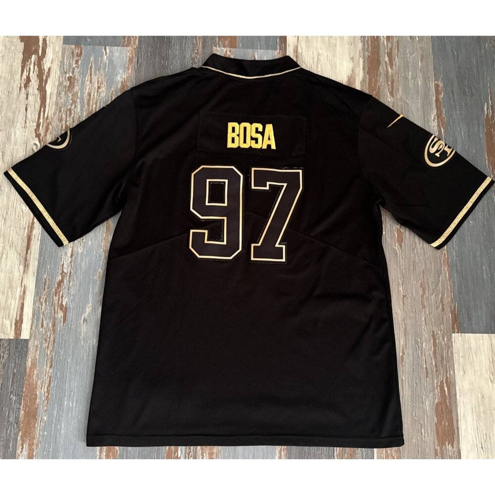 Nick Bosa #97 San Francisco 49ers Nike Jersey NFL Players Mens 2XL Stitched Gold